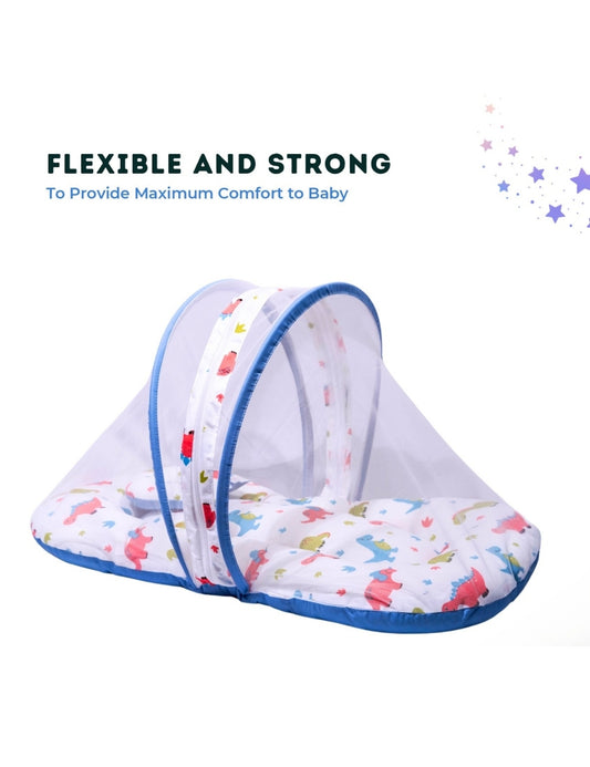 Baby Nest Bed with Mosquito Net – Pure Cotton & Gentle Comfort (0–6 Months)