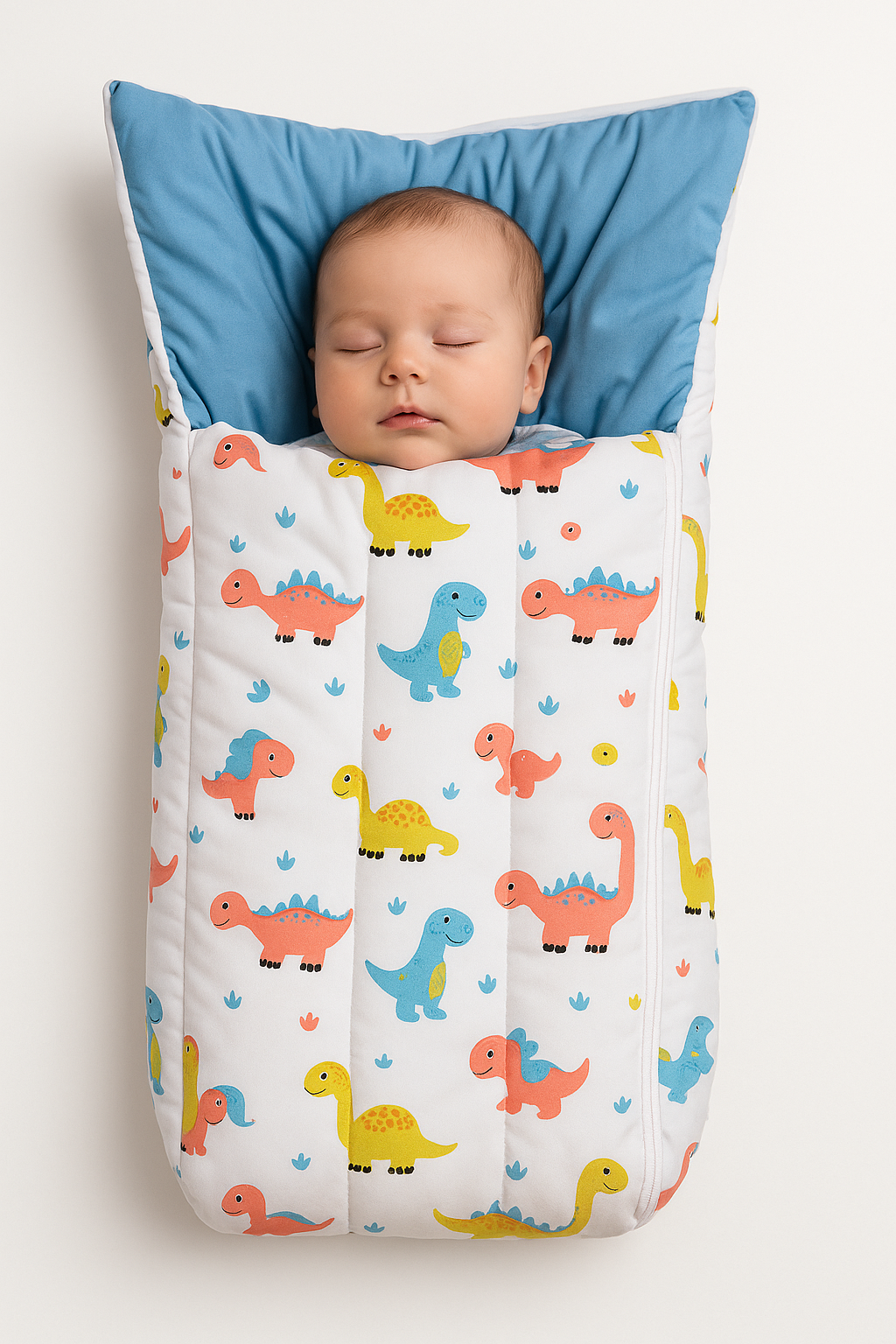 3-in-1 Baby Carry Nest cum Bed | Made of 100% Cotton  | Soft, Washable & Skin-Friendly (0–6 Months)