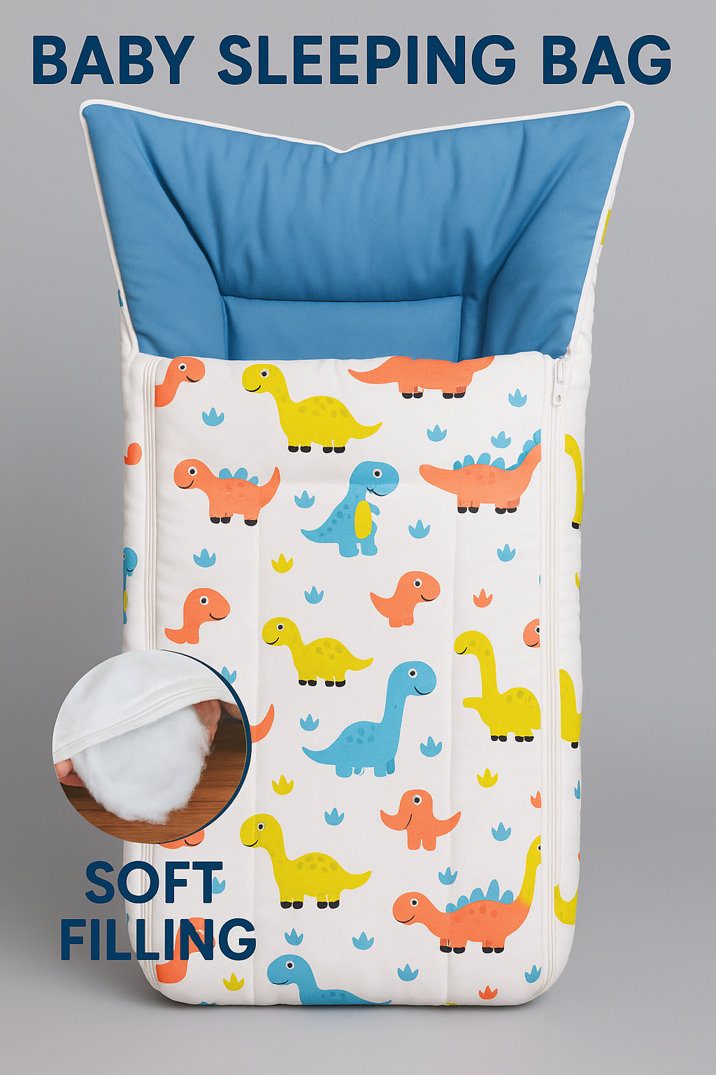 3-in-1 Baby Carry Nest cum Bed | Made of 100% Cotton  | Soft, Washable & Skin-Friendly (0–6 Months)