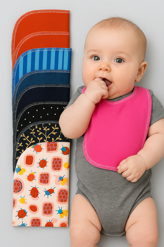 Baby Napkins – Pack of 8 (Made with Banyan Cloth)