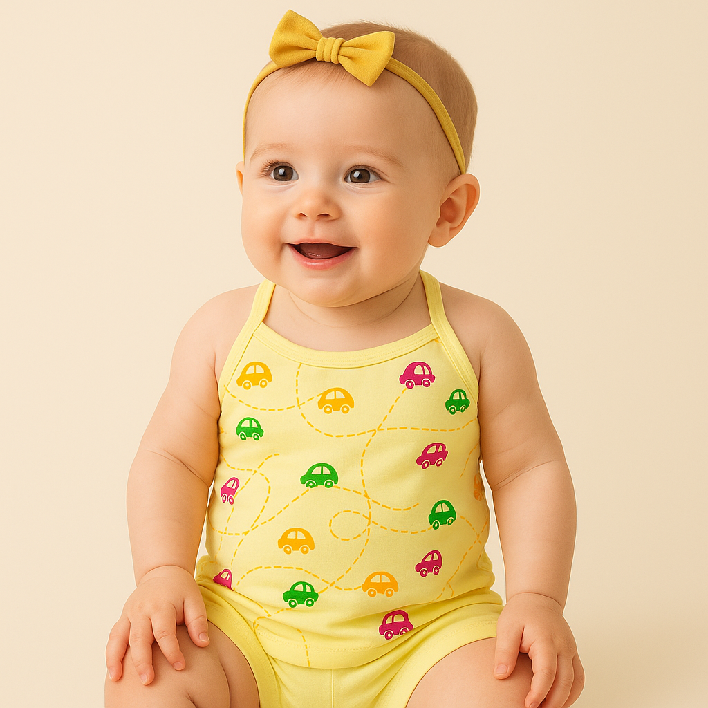 Baby Co-Ord Set – Premium Cotton Top & Pants | Pack of 5 (Unisex)