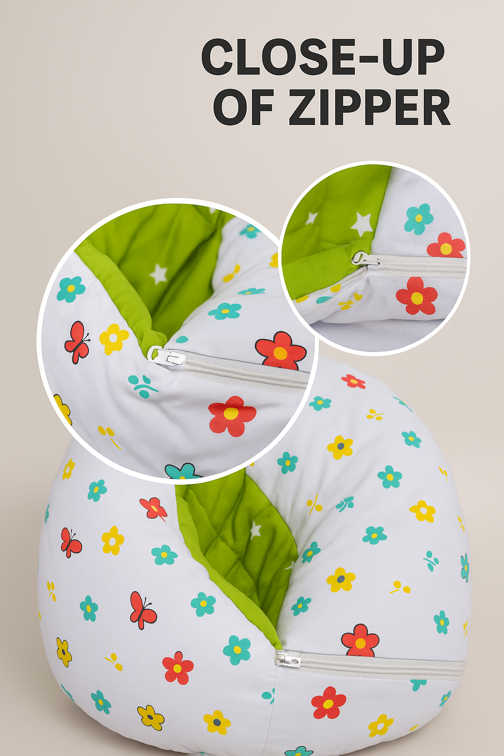 3-in-1 Baby Carry Nest cum Bed | Made of 100% Cotton  | Soft, Washable & Skin-Friendly (0–6 Months)