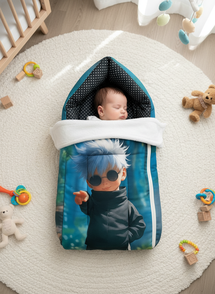 Multicolor 3 In 1 Baby Carry Nest Cum Sleeping Bag Baby boy